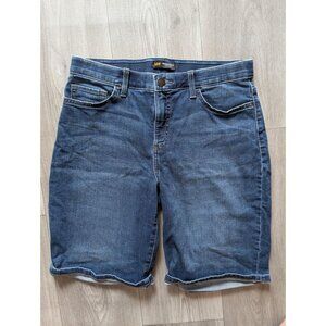 Lee Regular Fit Mid Rise Denim Shorts Size 10 Medium Blue
